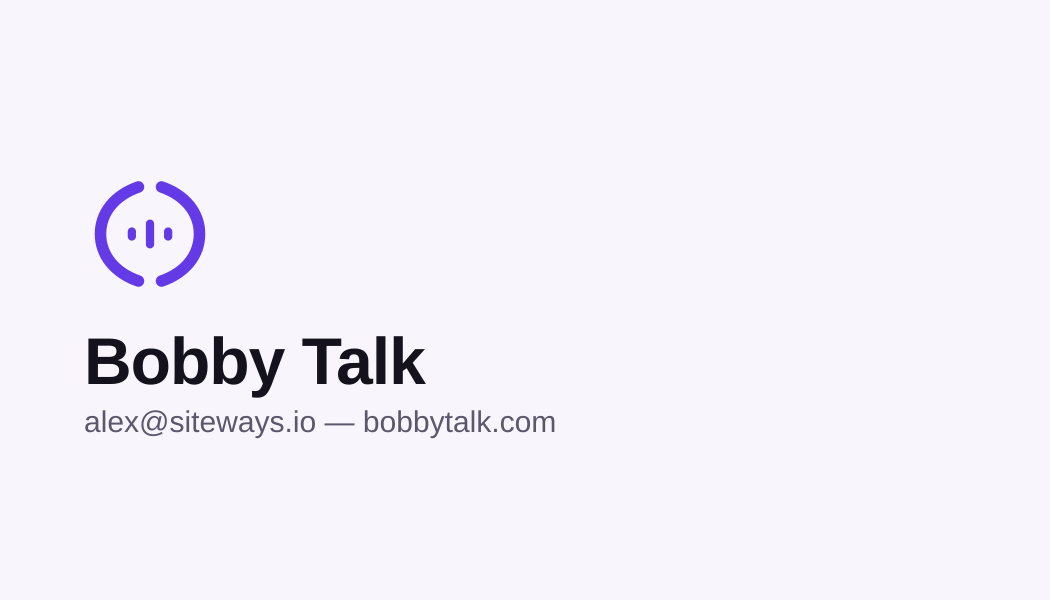 Business card — Blush